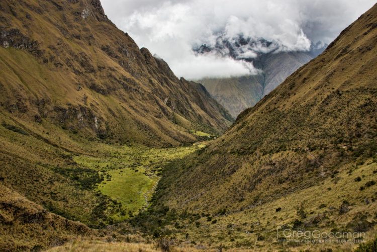 Rejoice! You've just climbed up all of this to reach Dead Woman's Pass.