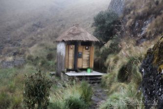 A rare bathroom along Dead Woman's Pass.