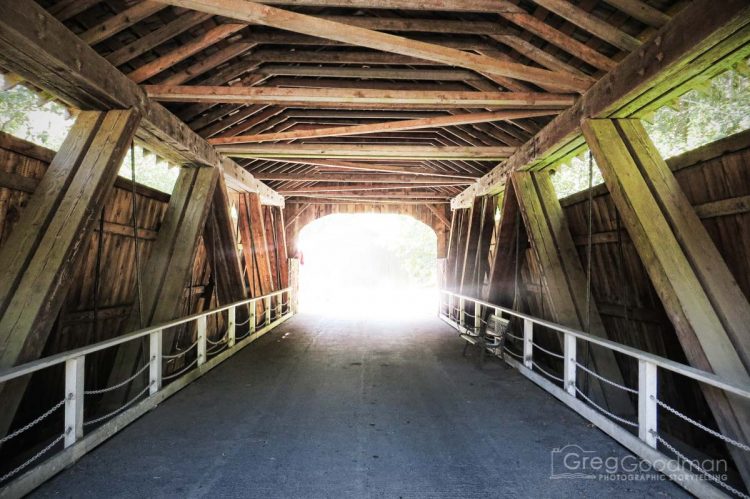 A little slice of history called the Driftcreek Covered Bridge - Lincoln County - Oregon, USA.