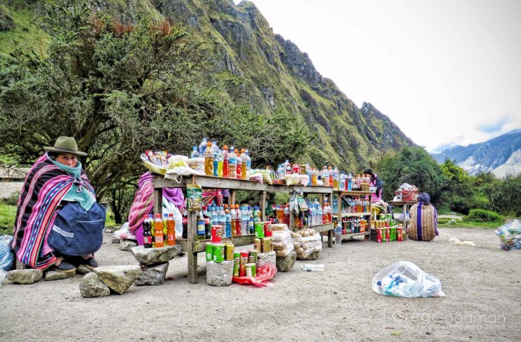 This is by far the biggest "shop" I encountered on the Inca Trail.