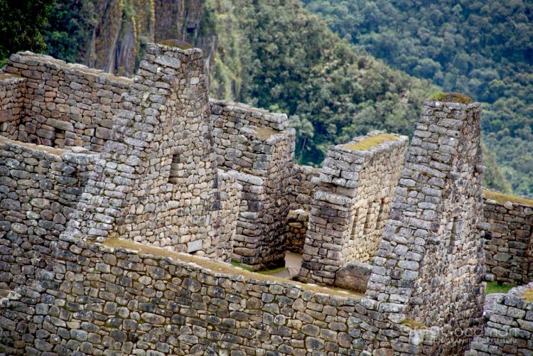 The Groupo de las Tres Portadas is located on the eastern side of Machu Picchu.