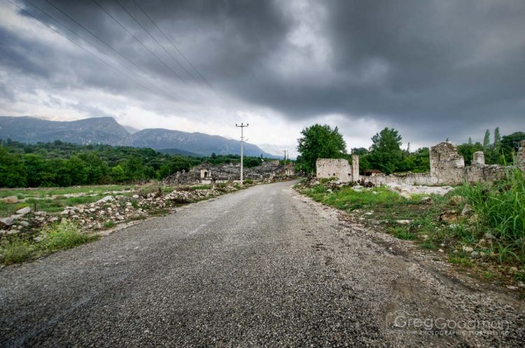 The main road to Tlos goes right next to an ancient stadium