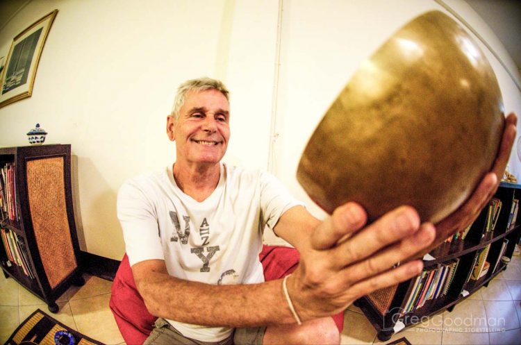 The story of a man and his bowl - RJ with his favorite healing bowl