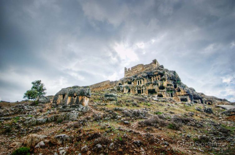 Tlos Tombs and Castle Ruins