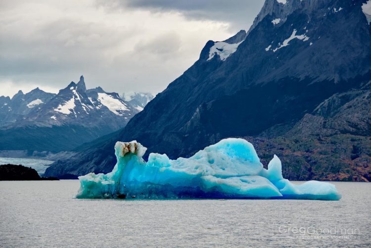 Glaciers often appear blue because because the dense ice absorbs every color of the spectrum except blue.