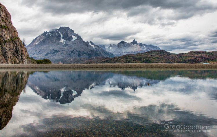 Grey Lake looks extra grey on a grey day.