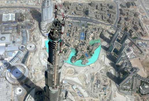 Burj Khalifa Construction in 2008