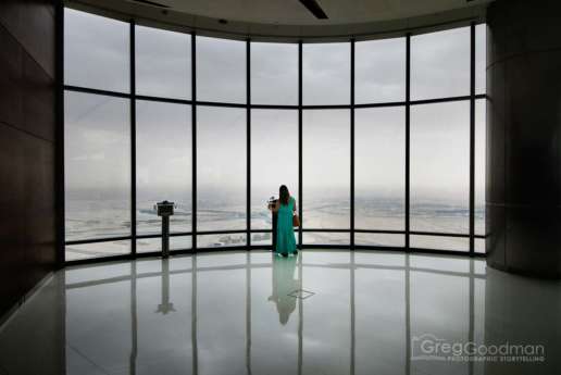 You can pay money to use a telescope for a few minutes at the Burj Khalifa observation deck