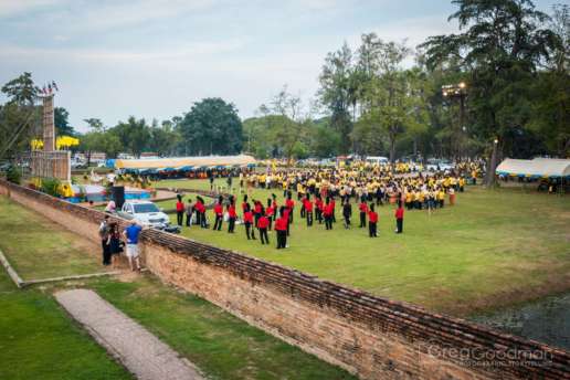 Bands line up to play a tribute to King Bhumibol Adulyadej