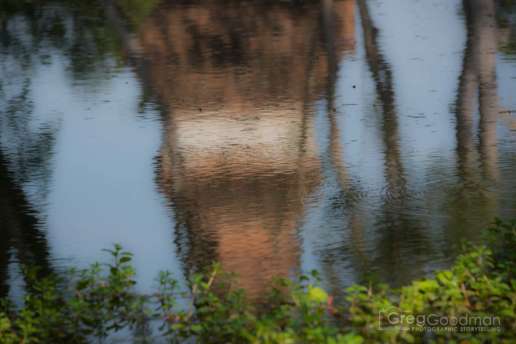 Reflections in Old Sukhothai, Thailand