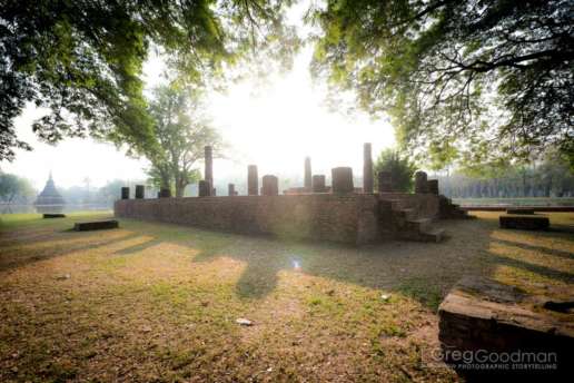 Late afternoon is a beautiful time to visit Sukhothai
