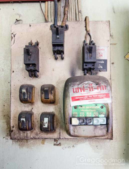 Absurd and Shoddy Electric Wiring in India + Asia