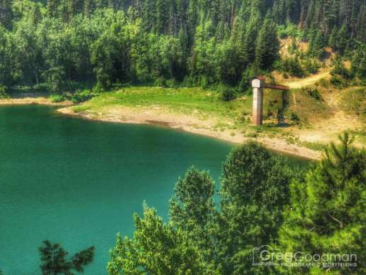 A scenic view from the dirt road we took leaving Seeley Lake