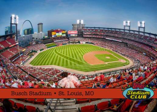 1991 Topps Stadium Club - Busch Stadium in 2011