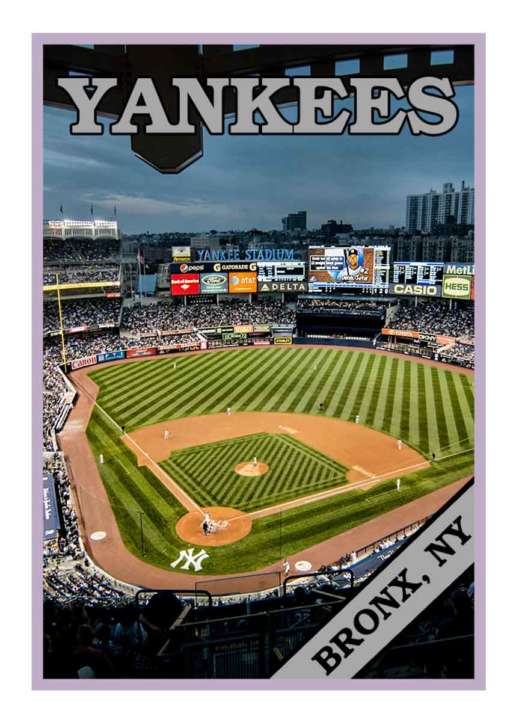 1998 Topps - Yankee Stadium Bronx NY