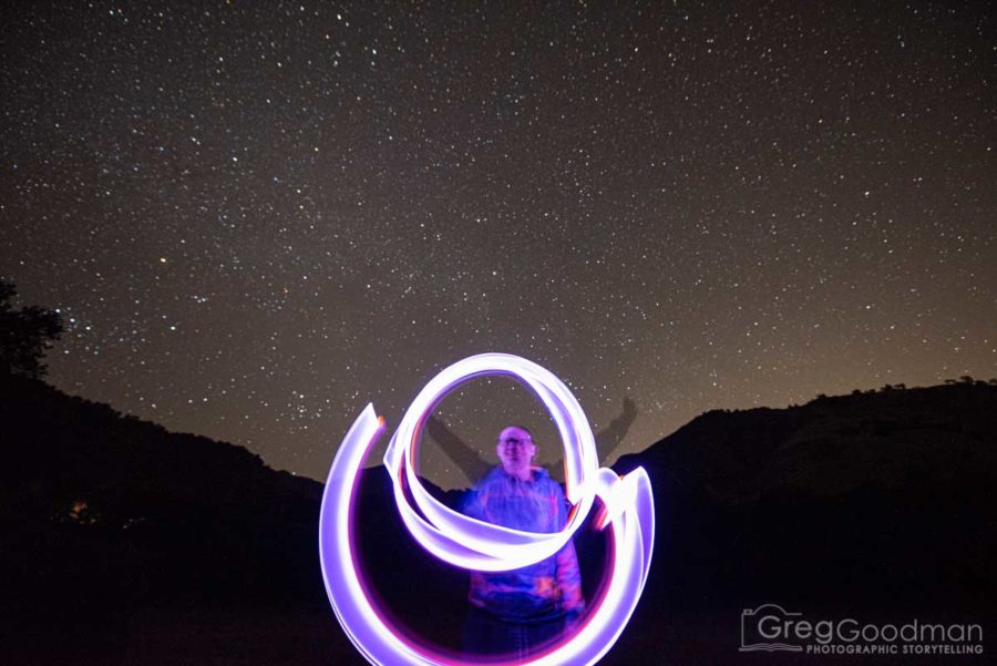 Stars Long Exposure Arroyo Seco California Night Astral Photography