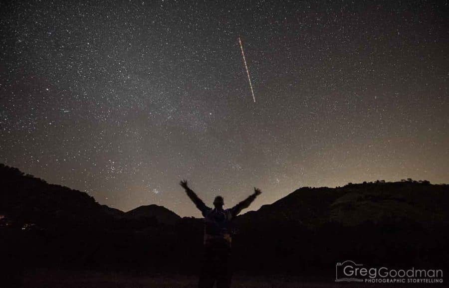 Stars Long Exposure Arroyo Seco California Night Astral Photography