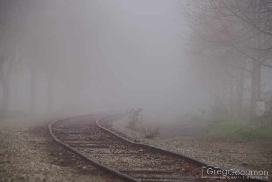 Train Tracks in Santa Cruz, CA