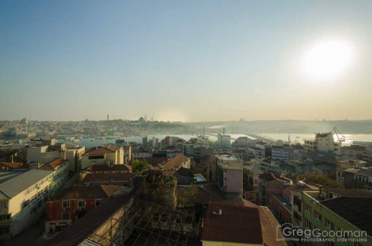 Istanbul Skyline from Galata Tower